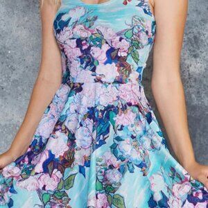 **FOR @Loquat **My L for Your XL Van Gogh Roses Scoop Skater